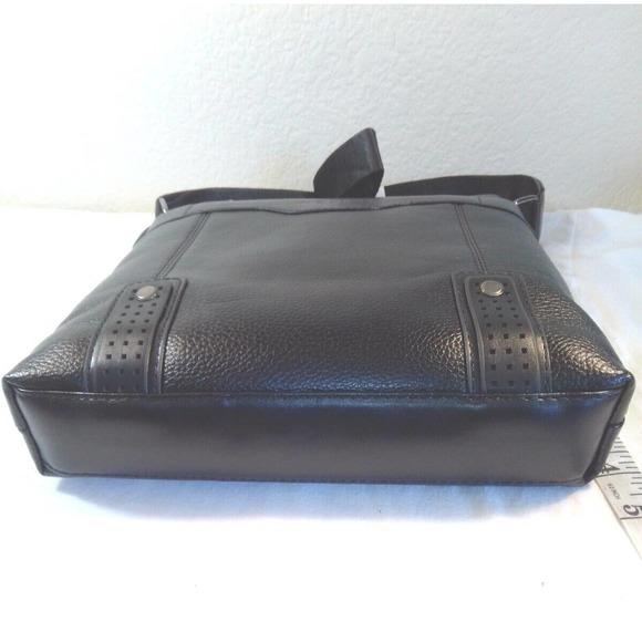 Leather pu Men Crossbody Handbag Messenger Fashion Business Mens Shoulder Bag - Picture 6 of 12